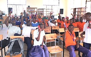 Classroom for disabled children